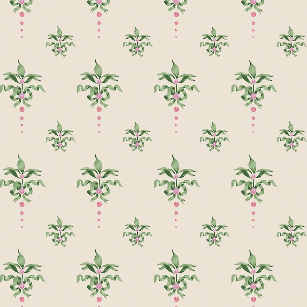 Cath Kidston Crest Cream Wallpaper