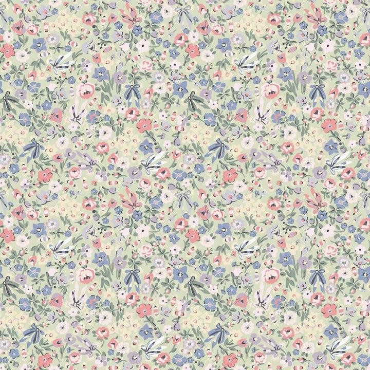Cath Kidston Harmony Ditsy Sage Wallpaper