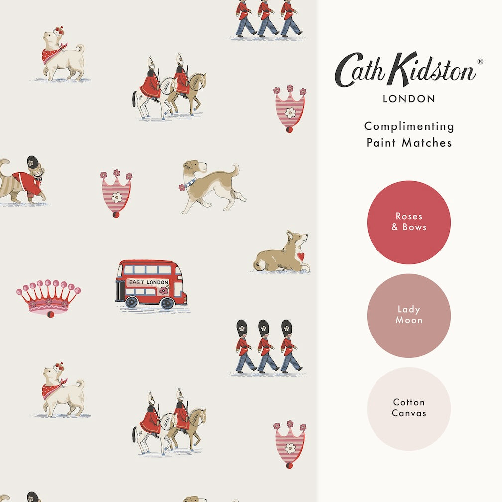 Cath Kidston Queenie's London Cream Wallpaper