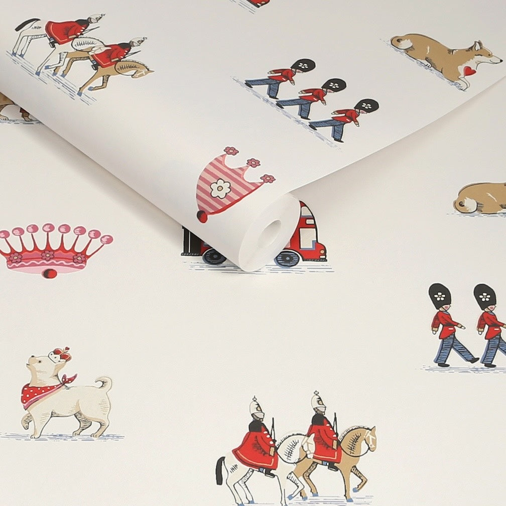 Cath Kidston Queenie's London Cream Wallpaper