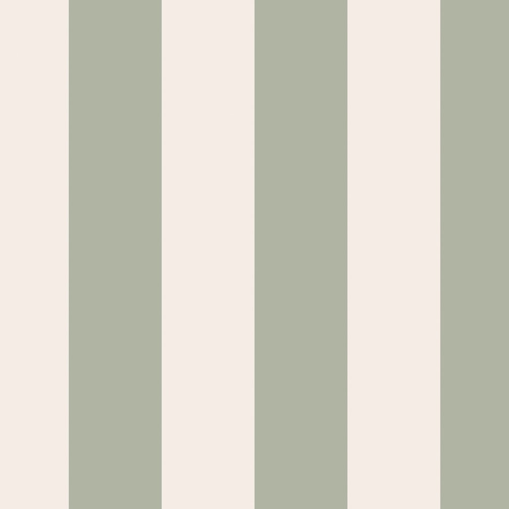 Cath Kidston Canopy Stripe Sage Wallpaper