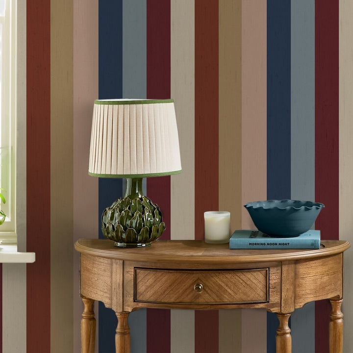 Joules Heritage Stripe Multi Wallpaper
