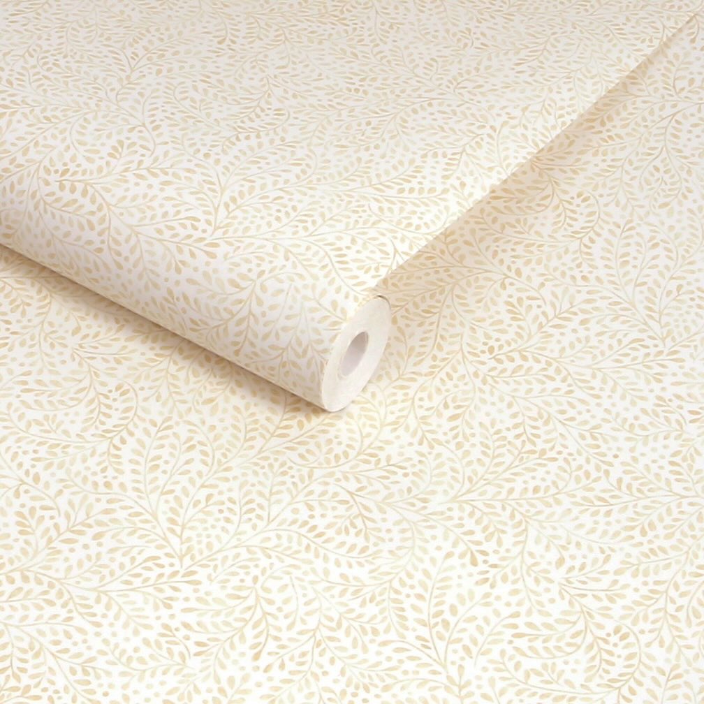 Joules Willow Leaf Neutral Wallpaper