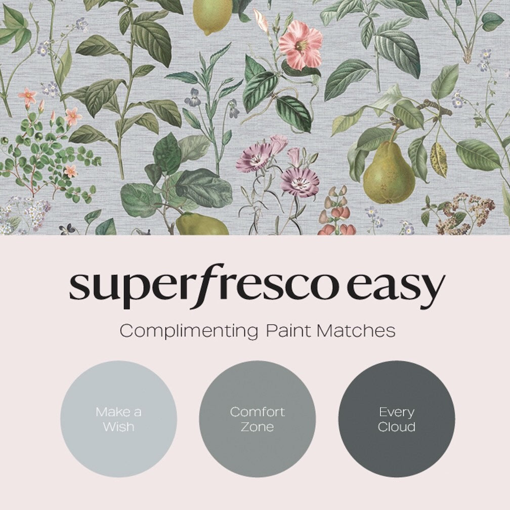 Superfresco Easy Ophelia Duck Egg Wallpaper