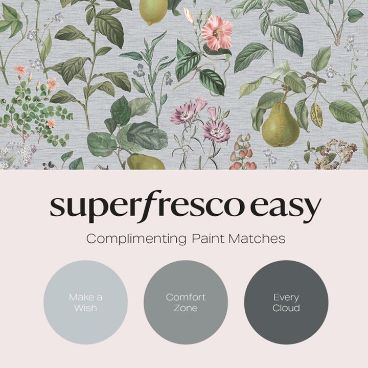 Superfresco Easy Ophelia Duck Egg Wallpaper