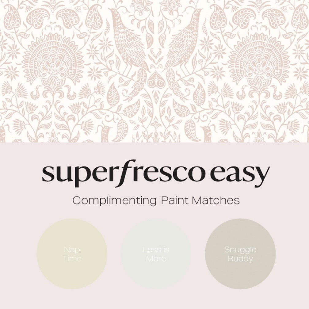 Superfresco Easy Wren Pink Wallpaper