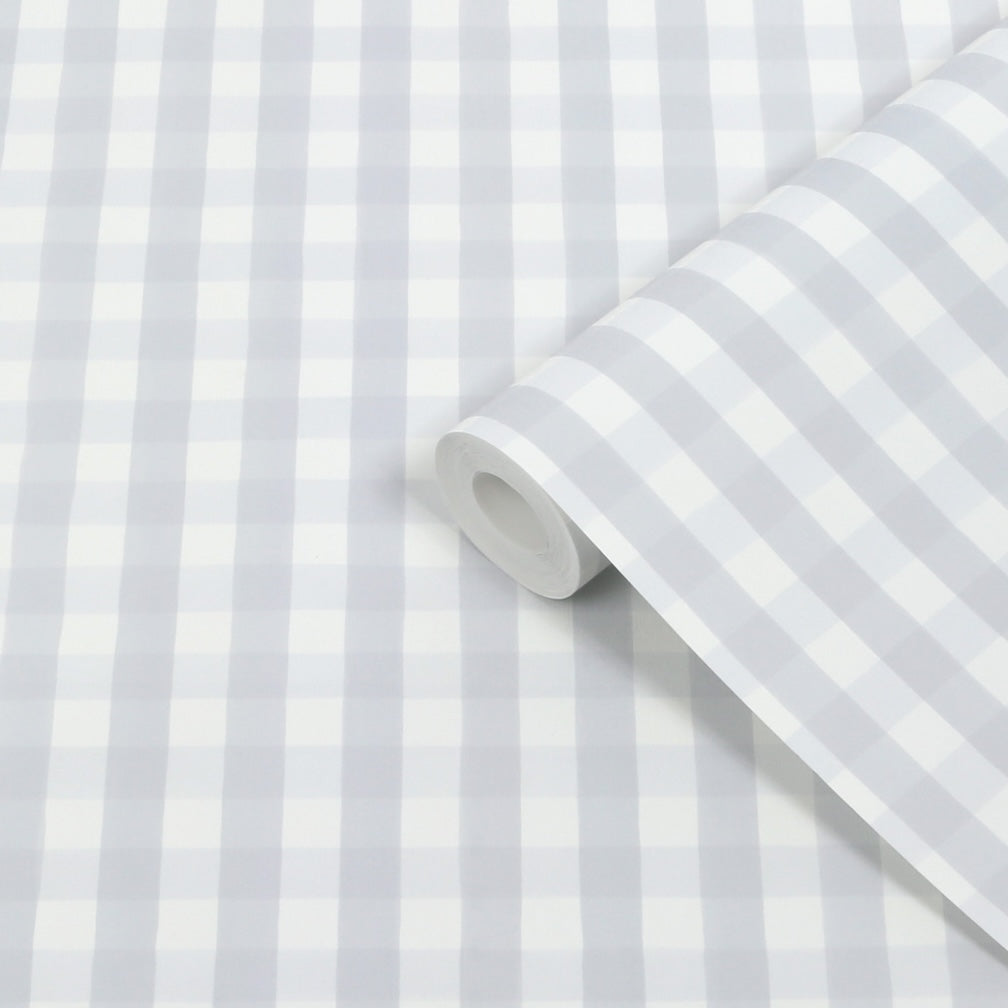 Superfresco Easy Hattie Gingham Duckegg Wallpaper