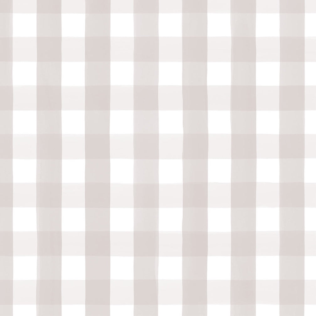 Superfresco Easy Hattie Gingham Stone Wallpaper