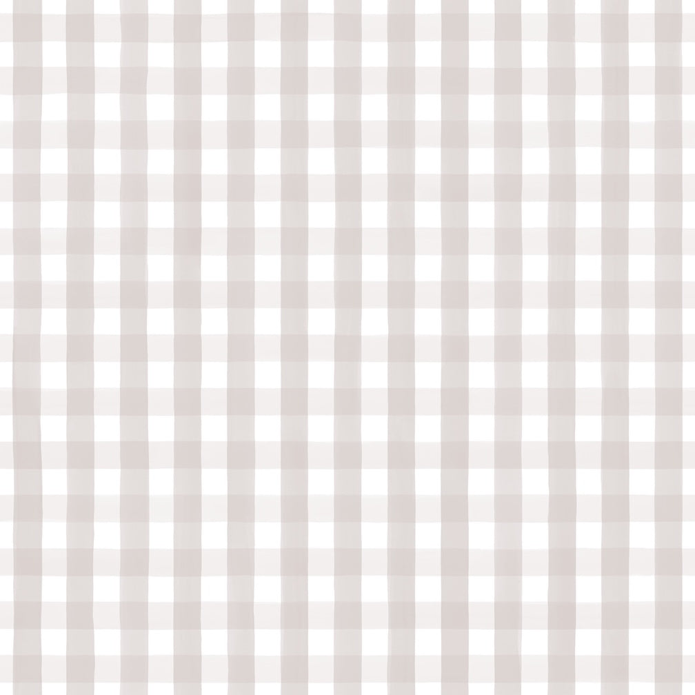 Superfresco Easy Hattie Gingham Stone Wallpaper