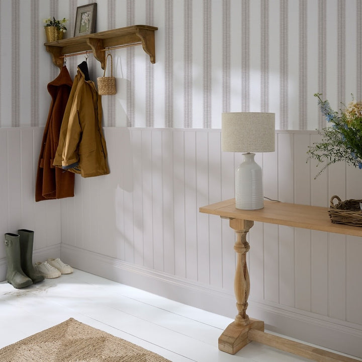 Superfresco Easy Sonnet Stripe Sand Wallpaper