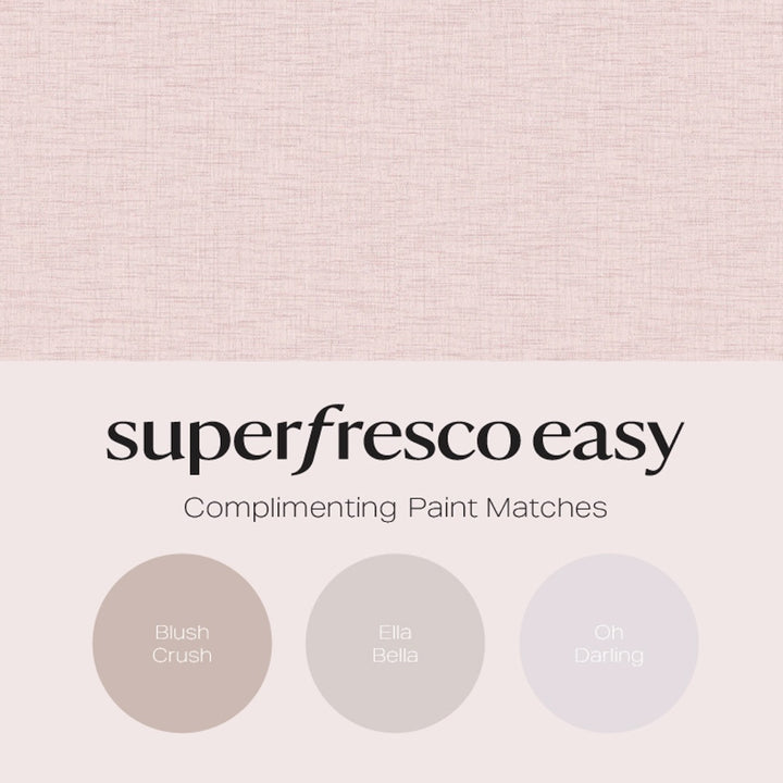 Superfresco Easy Nova Plain Texture Pink wallpaper