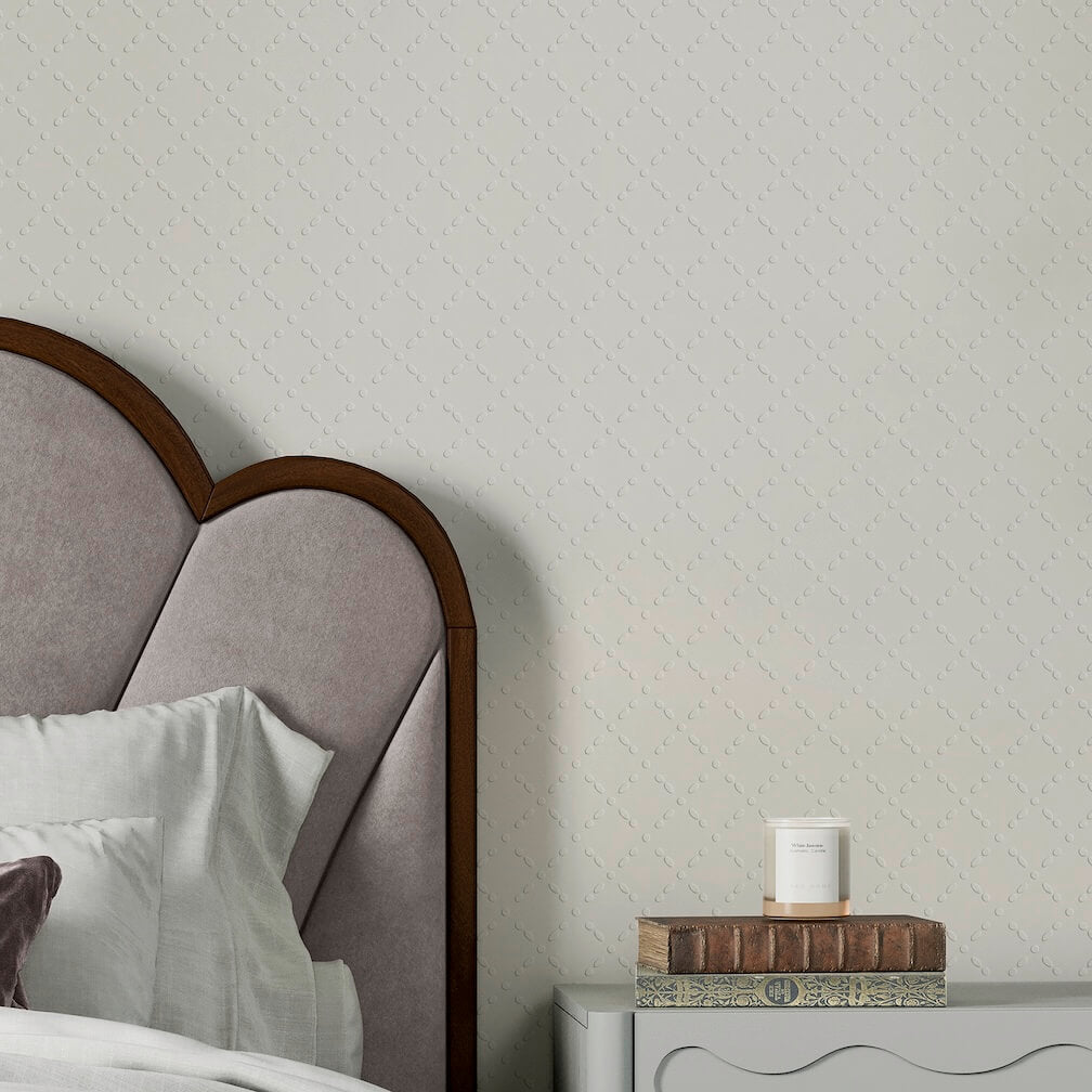 Superfresco Easy Opal White Paintable Wallpaper