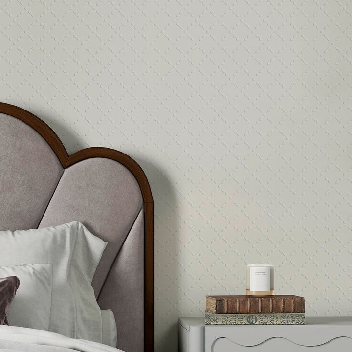 Superfresco Easy Opal White Paintable Wallpaper