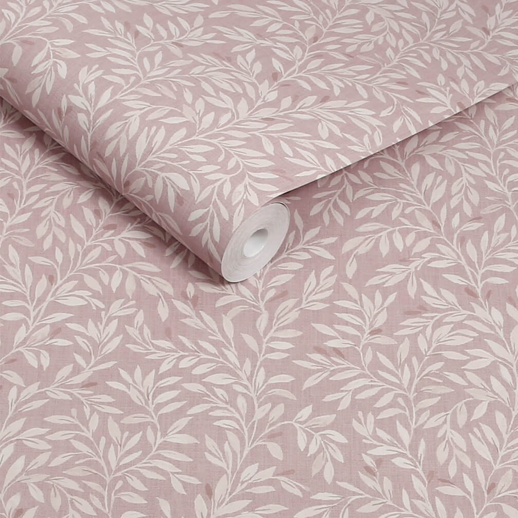 Next Blush Ditsy Leaf Wallpaper