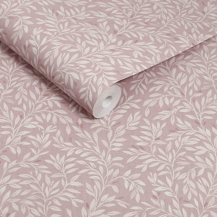 Next Blush Ditsy Leaf Wallpaper