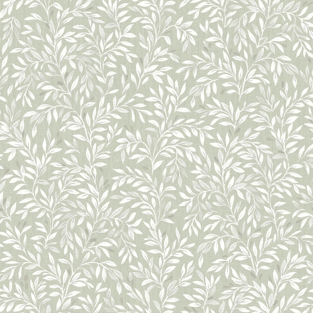 Next Sage Ditsy Leaf Wallpaper