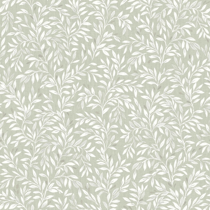 Next Sage Ditsy Leaf Wallpaper