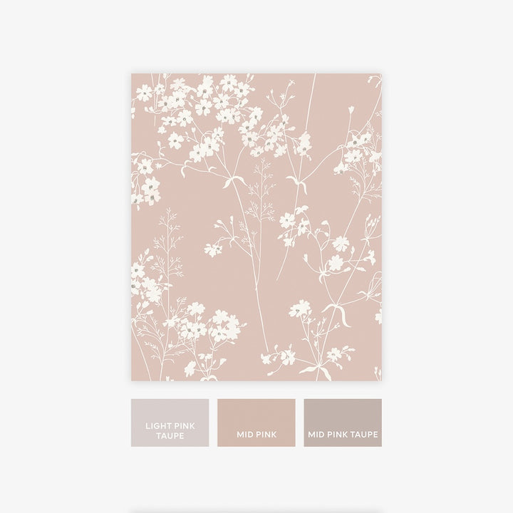 Next Blush Country Leaves Wallpaper
