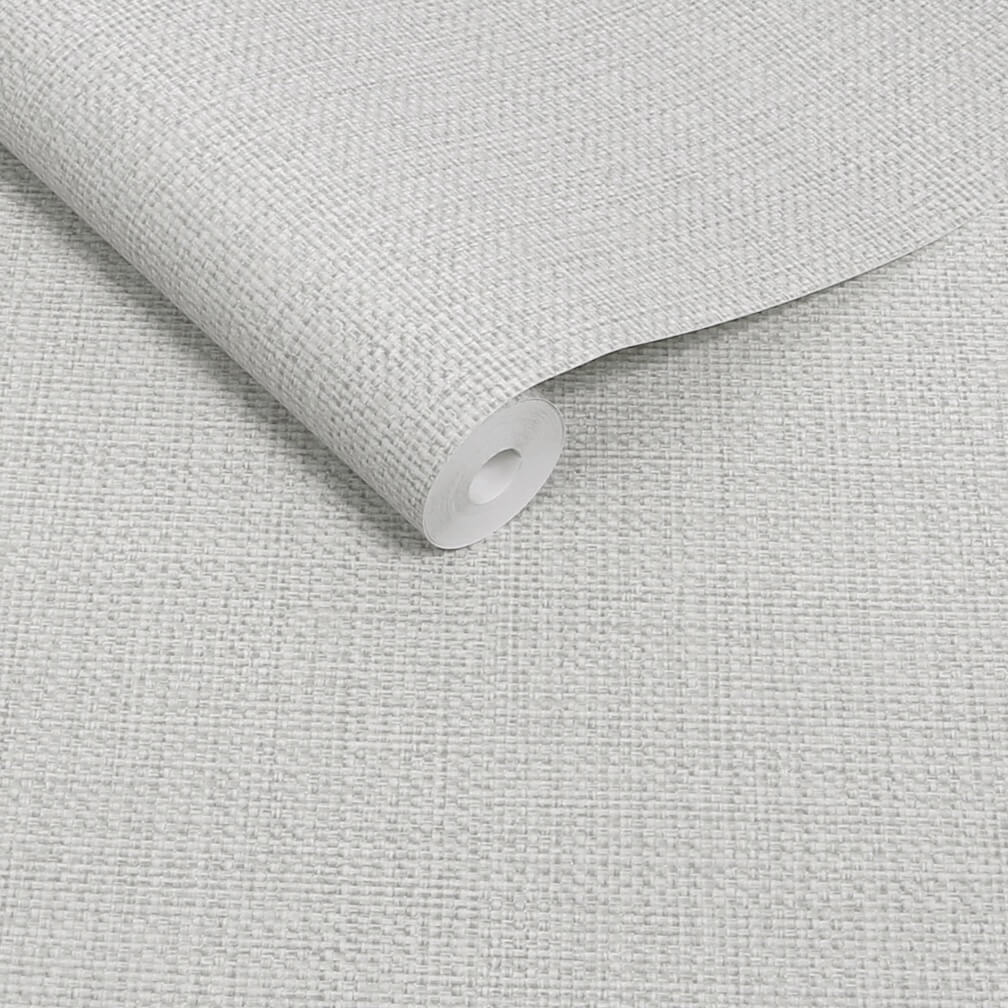 Next Ivory Linen Weave Wallpaper