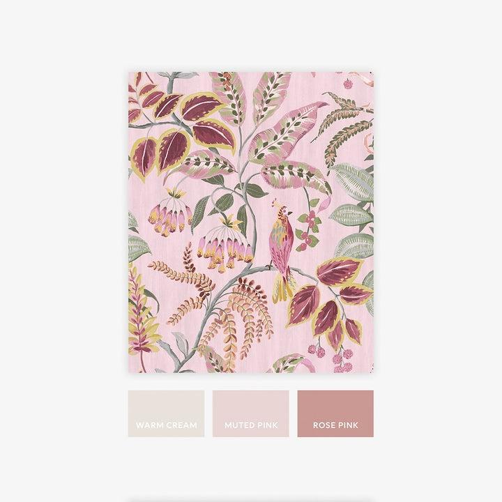Next Pink Tropical Wonder Wallpaper