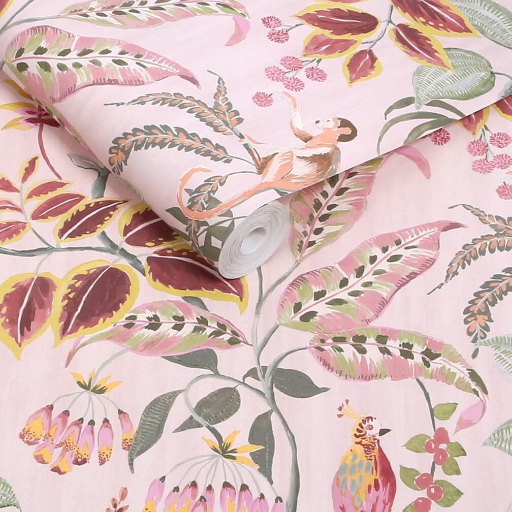 Next Pink Tropical Wonder Wallpaper