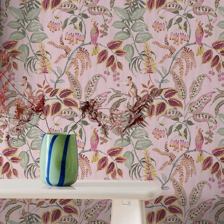 Next Pink Tropical Wonder Wallpaper