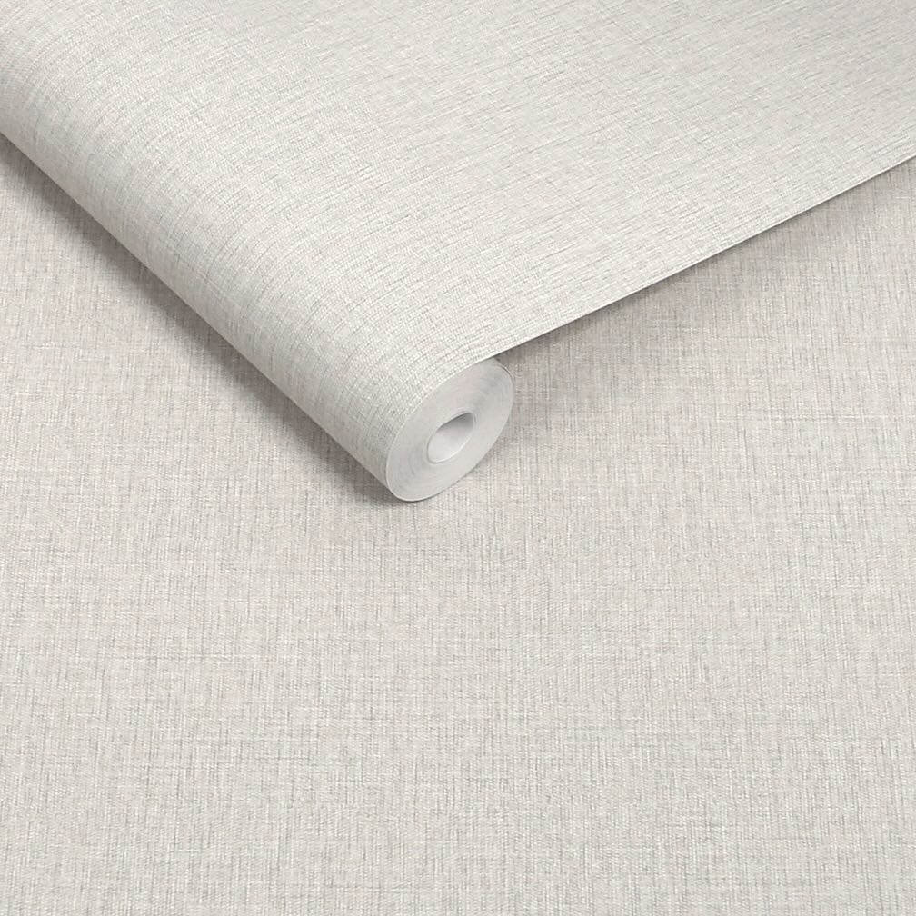 Next Light Natural Linen Look Wallpaper