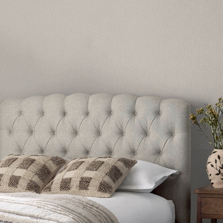 Next Light Natural Linen Look Wallpaper