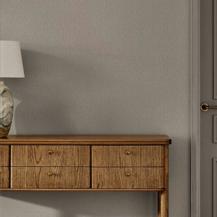 Next Natural Linen Look Wallpaper