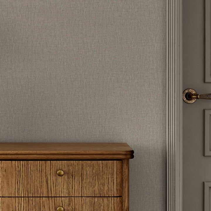 Next Natural Linen Look Wallpaper