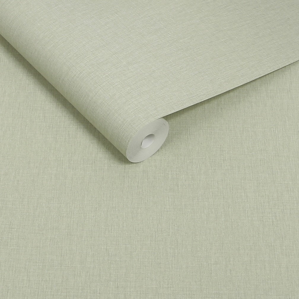 Next Sage Linen Look Wallpaper