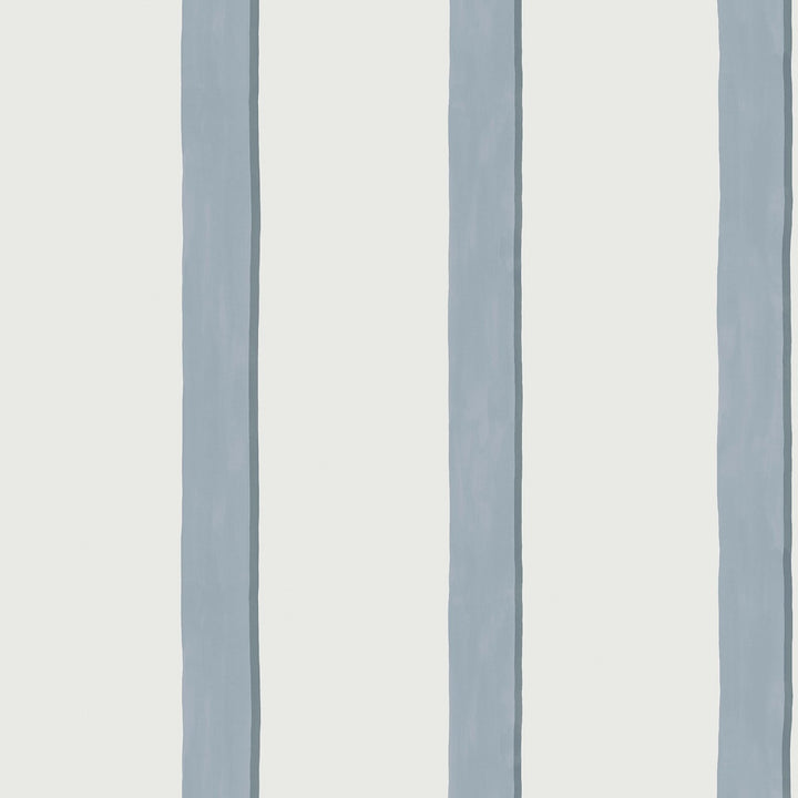 Next Blue Painted Stripe Wallpaper