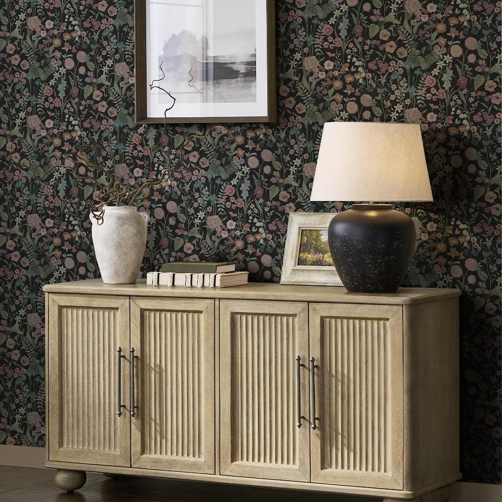 Next Night Botanical Floral Wallpaper