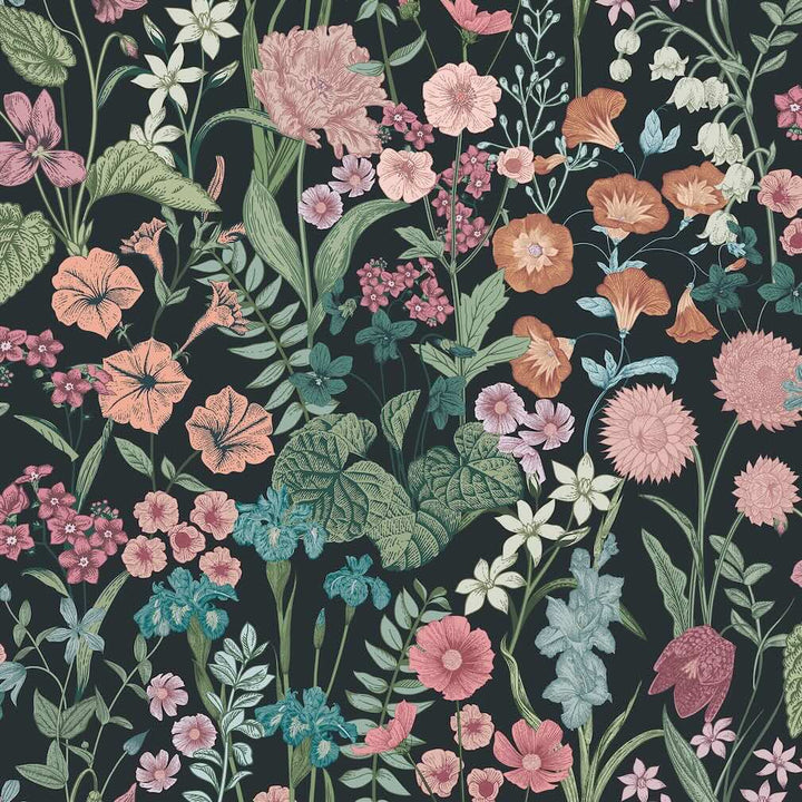 Next Night Botanical Floral Wallpaper