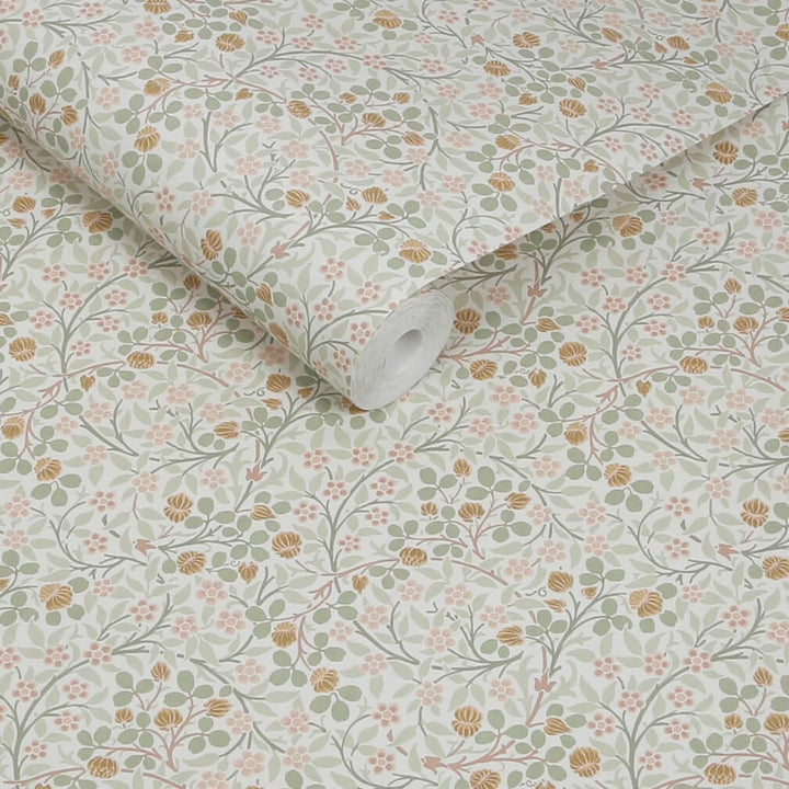 William Morris Clover Spring Peony & Sage Wallpaper