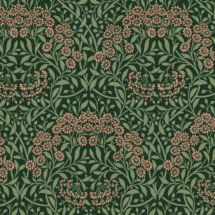 William Morris Michaelmas Daisy Forest Wallpaper