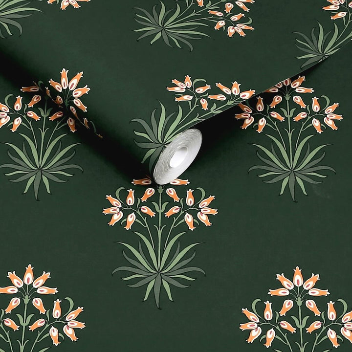 William Morris Hyacinth Flower Forest Wallpaper