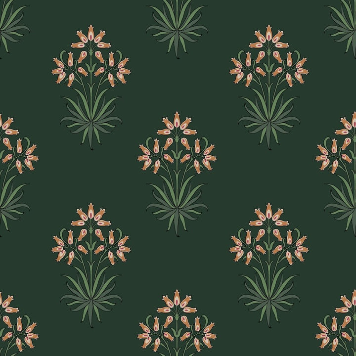 William Morris Hyacinth Flower Forest Wallpaper