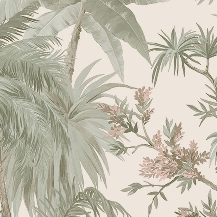 Boutique Bali Sage & Rose Wallpaper