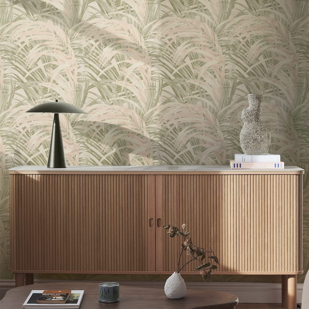 Boutique Congo Sage & Rose Wallpaper