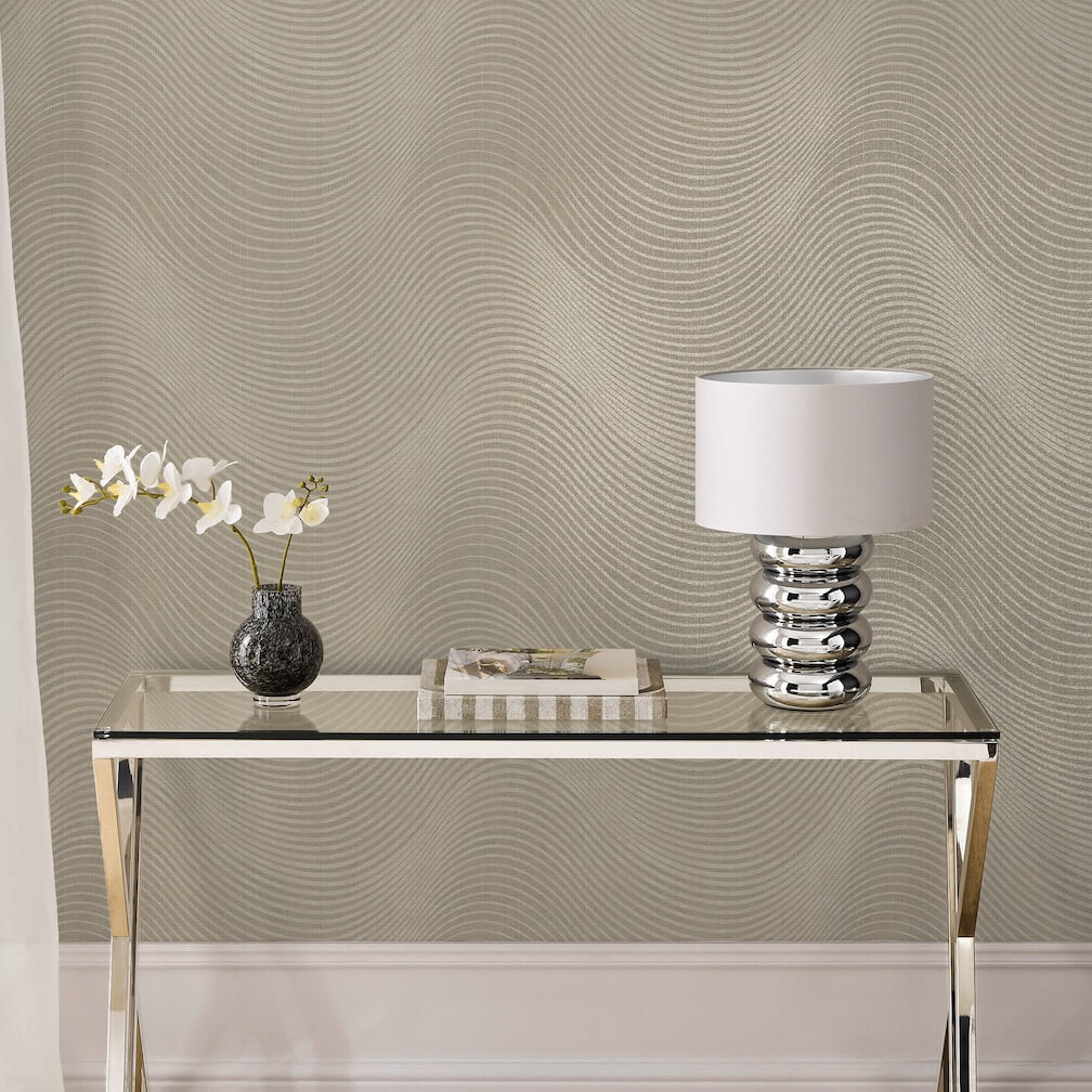 Next Luxe Lucia Natural Wallpaper