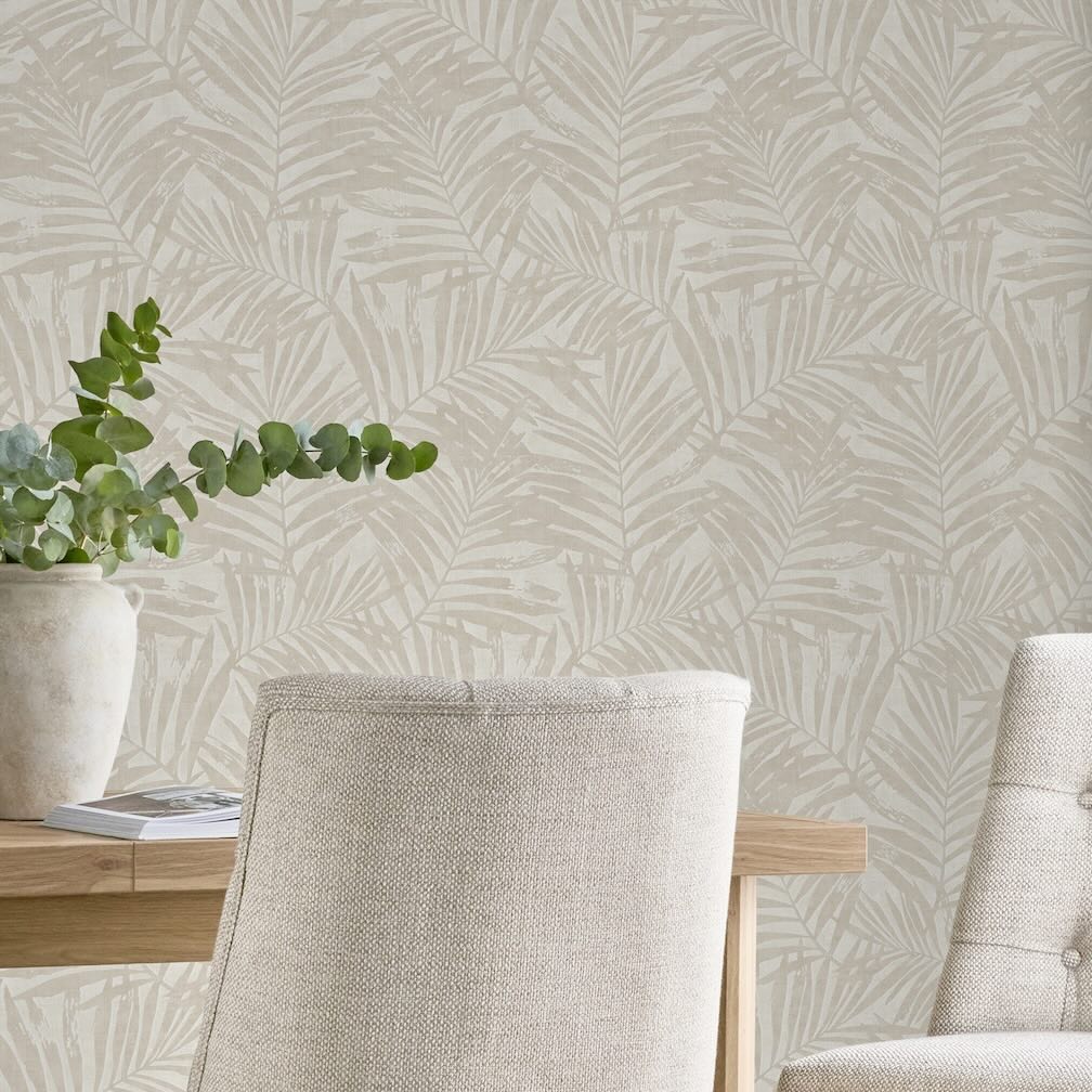 Next Luxe Ivory Palmetta Wallpaper