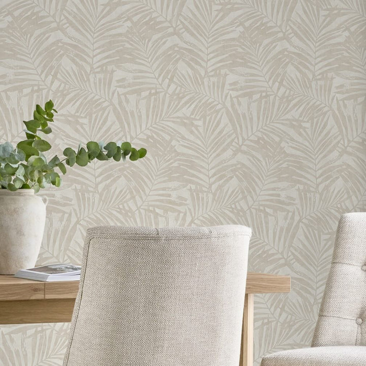Next Luxe Ivory Palmetta Wallpaper