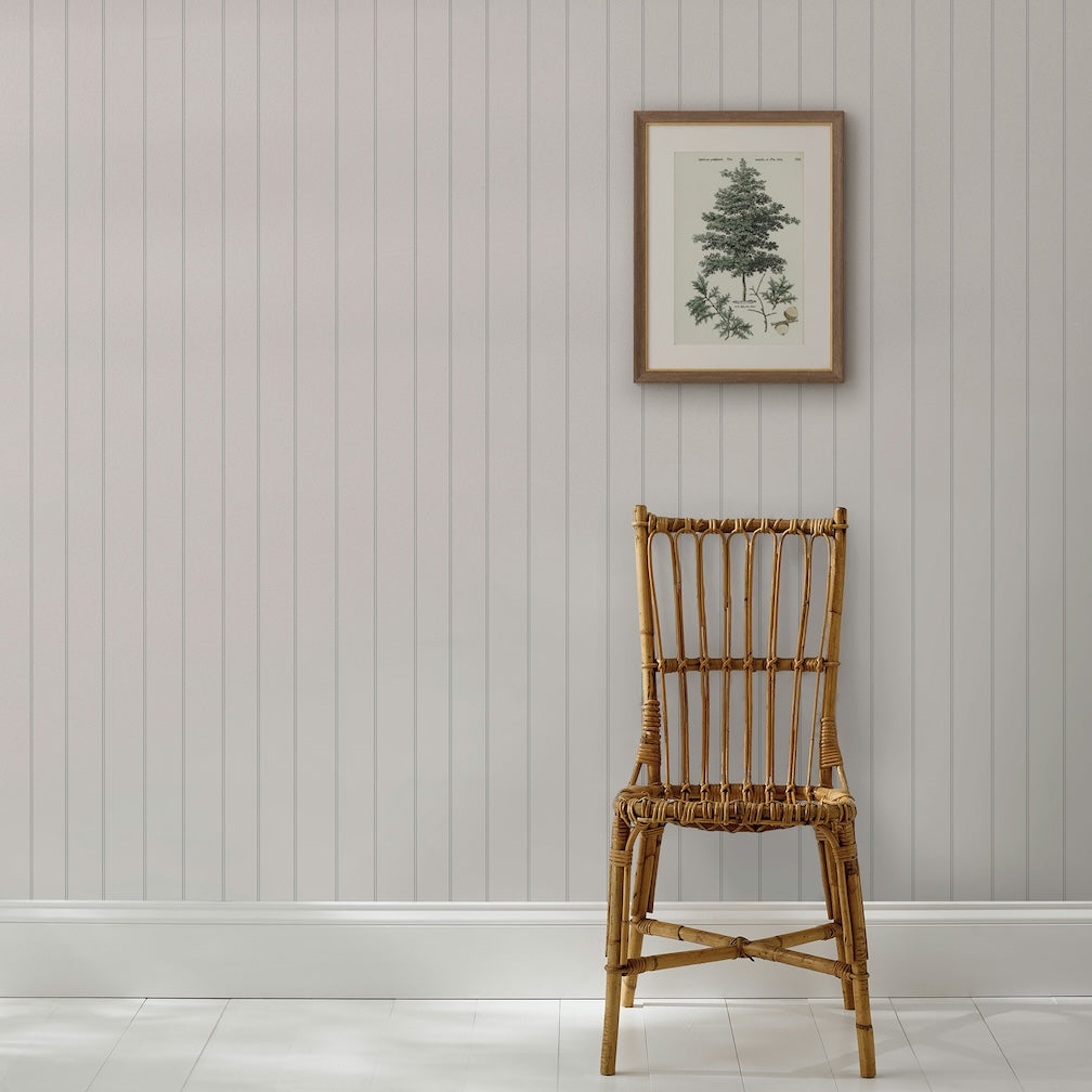 Martha Stewart Wood Panel Natural Wallpaper