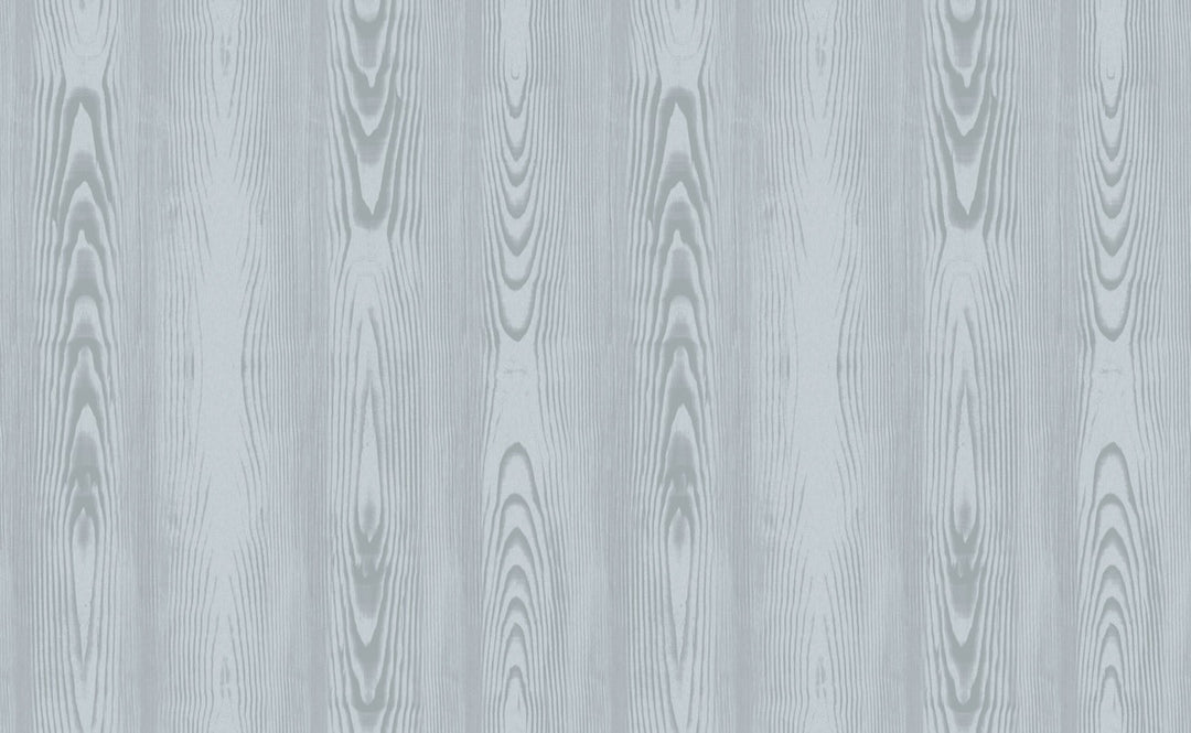 Martha Stewart Bedford Fauxbois Mineral Blue Wallpaper