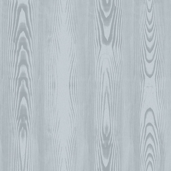 Martha Stewart Bedford Fauxbois Mineral Blue Wallpaper