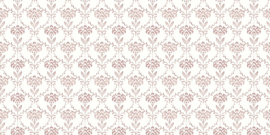 Martha Stewart Chateau Fleur Russet Wallpaper