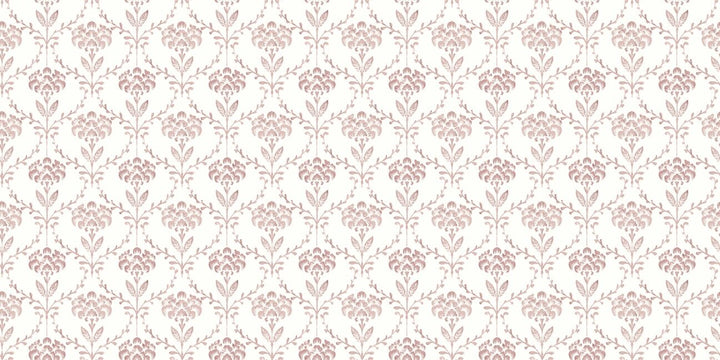 Martha Stewart Chateau Fleur Russet Wallpaper
