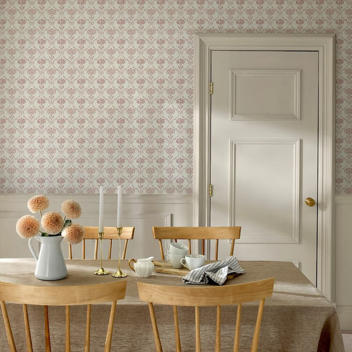 Martha Stewart Chateau Fleur Russet Wallpaper