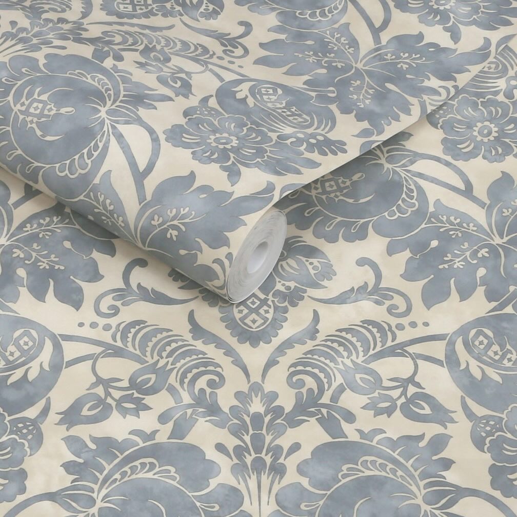 Martha Stewart Florentine Tarn Wallpaper